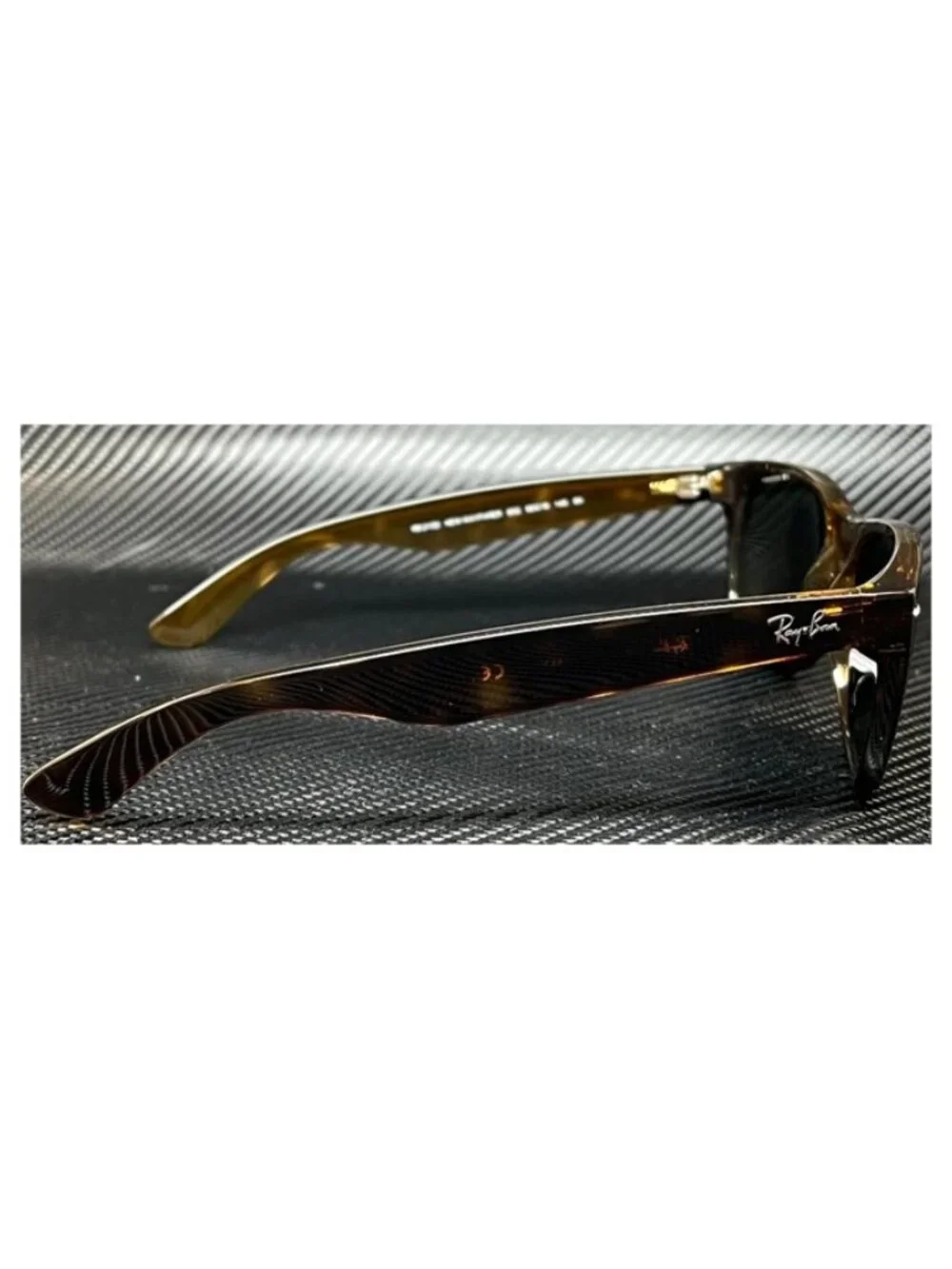 New Ray Ban Men Tortoise Brown Sunglasses 58-18-145
